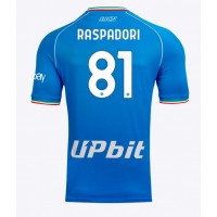 SSC Napoli Giacomo Raspadori #81 Hjemmedrakt 2023-24 Kortermet